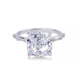 5ct Cushion Solitaire diamond Ring