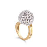 Baguette Spherical Ring