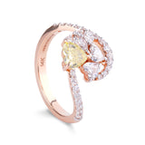 Yellow Heart Ring