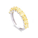 Yellow Asscher Ring