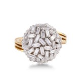 Baguette Spherical Ring
