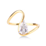 Infinite Road Pear Diamond Ring