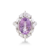 Amethyst Love Ring
