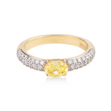 Yellow Oval Love Band