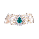 White Pearl Choker