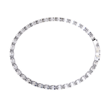 Flourish Set Diamond Bangle