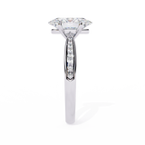 1.88 ct Oval with Side Diamond Ring