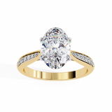 1.88 ct Oval with Side Diamond Ring