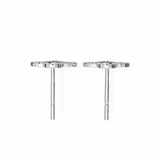 Diamond Clover Studs