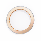 3.54 TCW Princess & Round Diamond Band