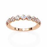 Champagne Diamond Eternity Band