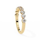 Champagne Diamond Eternity Band