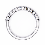 Radiant Wave Round Diamond Eternity Band