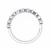 Bezel  Setting Round Diamond Band