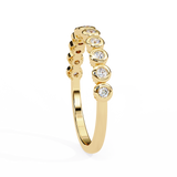 Bezel  Setting Round Diamond Band