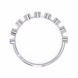 0.11 TCW Round Diamond Band