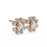 Blossom Round Earrings