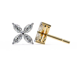 Marquise Flower Earrings