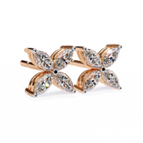 Marquise Flower Earrings