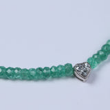 50 pointers Heart Green Necklace / Bracelet