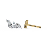 Round and Marquise Earring