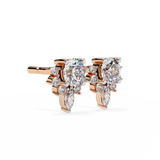 Round and Marquise Classic Earrings