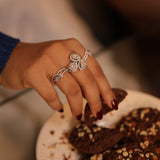 Blue Love Duo Ring