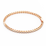 Classic Round Diamond Tennis Bangle