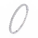 Classic Round Diamond Tennis Bangle