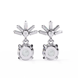 Baguette Dangler Earrings