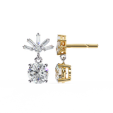 Baguette Dangler Earrings