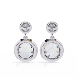 Round Bezel Danglers