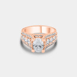 Oval 1.25 Solitaire Ring