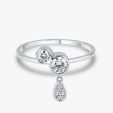 Clover Diamond Stacking Ring