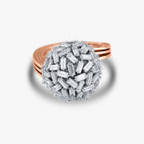 Baguette Spherical Ring