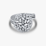 Baguette Spherical Ring