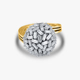 Baguette Spherical Ring