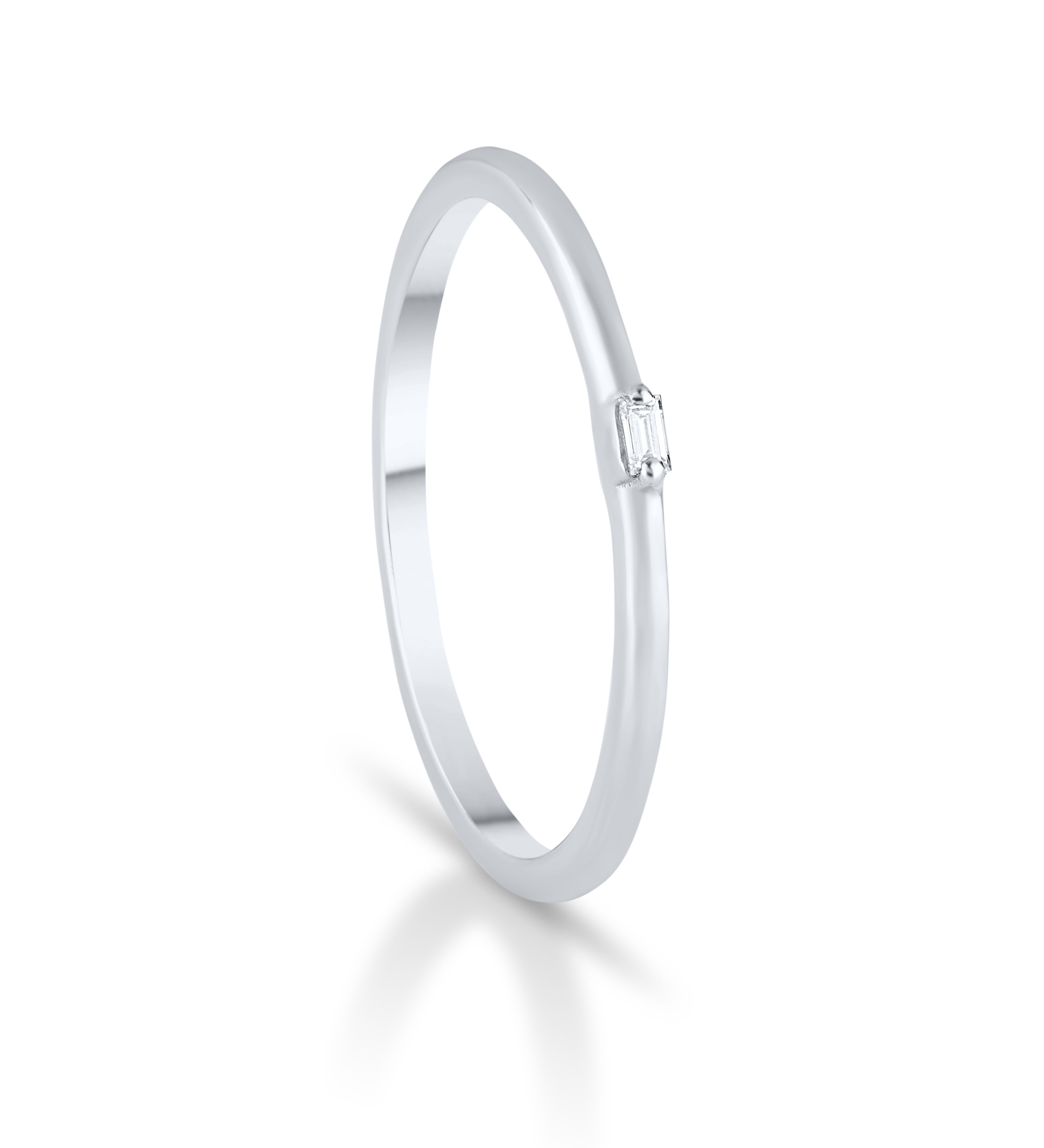 Solo Baguette Gold Band