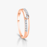 Curved Diamond Band