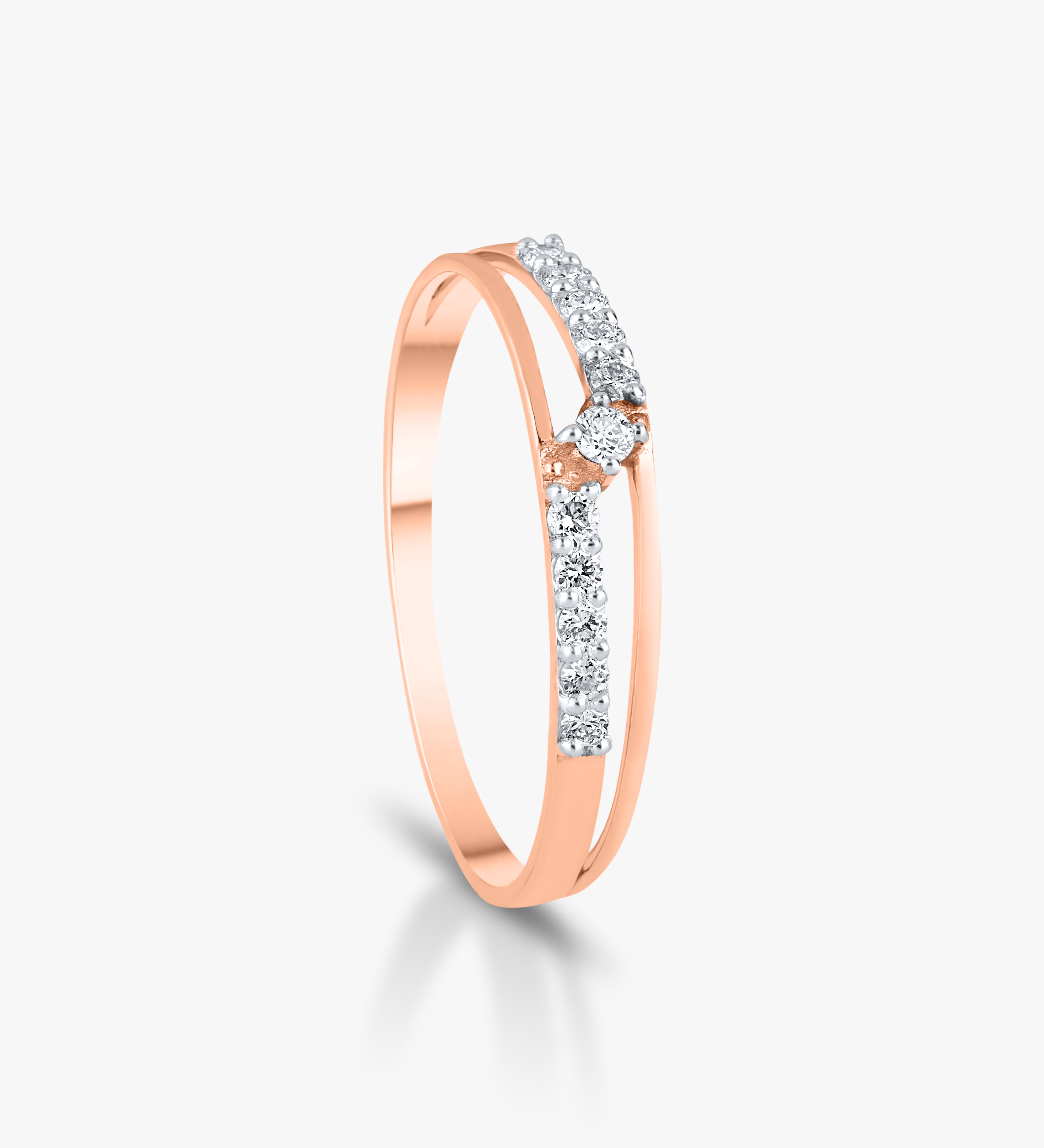 Curved Diamond Band