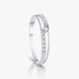 Curved Diamond Band