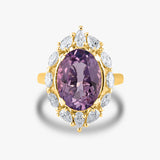 Amethyst Love Ring