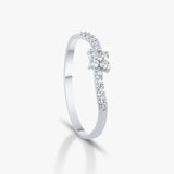  Floral Cluster Gold Ring