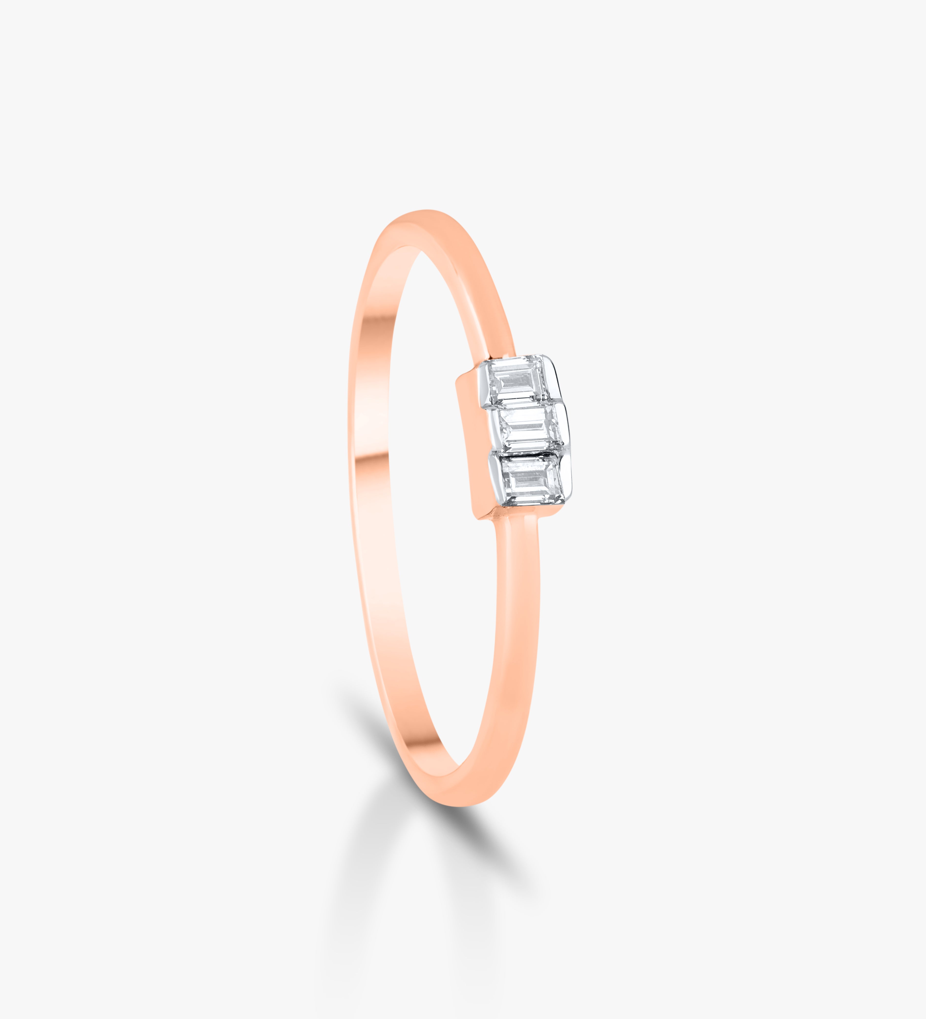 Bold Baguette Bar Ring