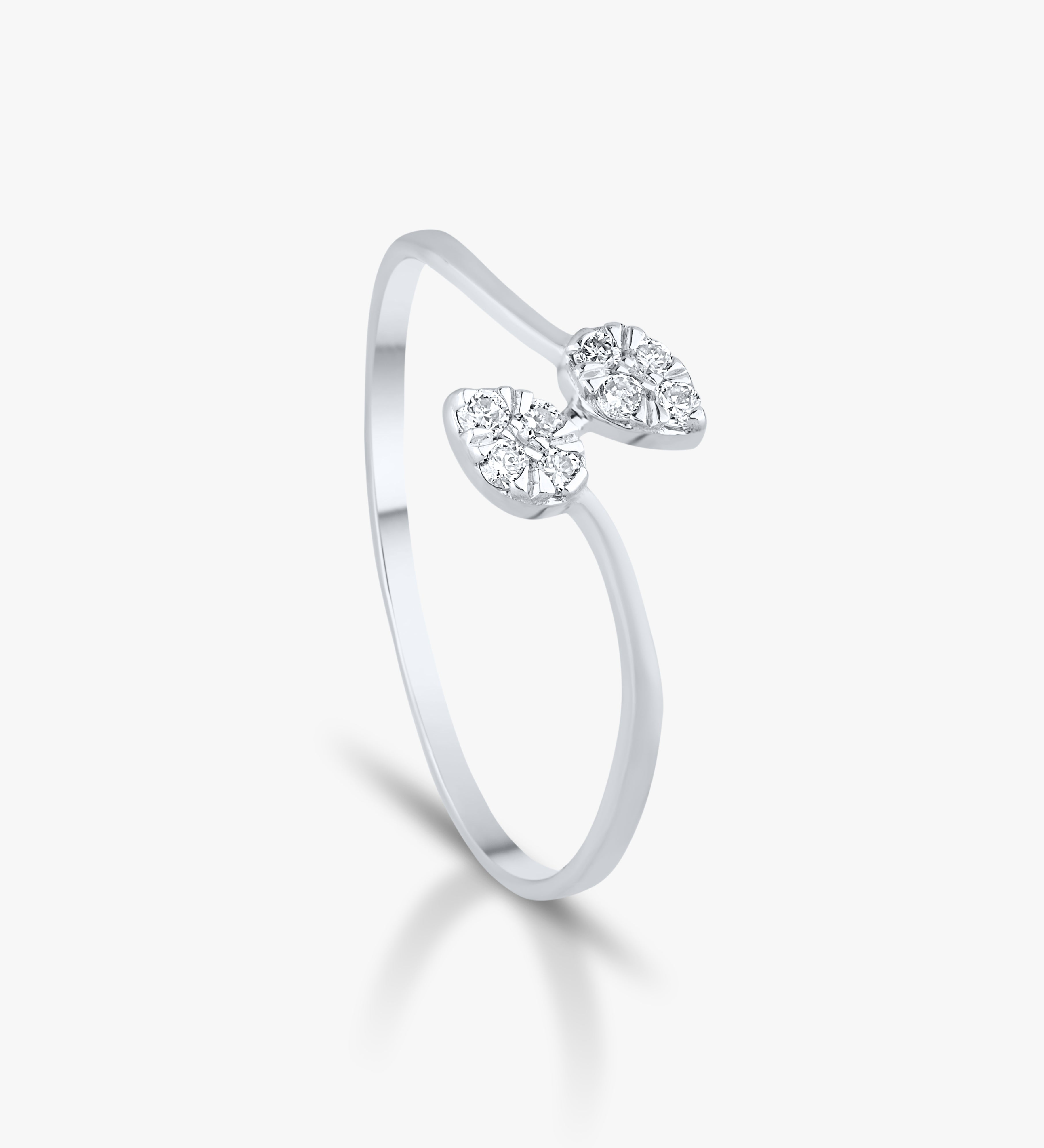 Infinity Pear Ring