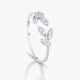 Floral Cluster Diamond Ring