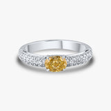 Yellow Oval Love Band