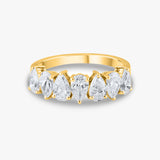 Tear Drop Wedding Band