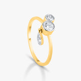 Clover Diamond Stacking Ring