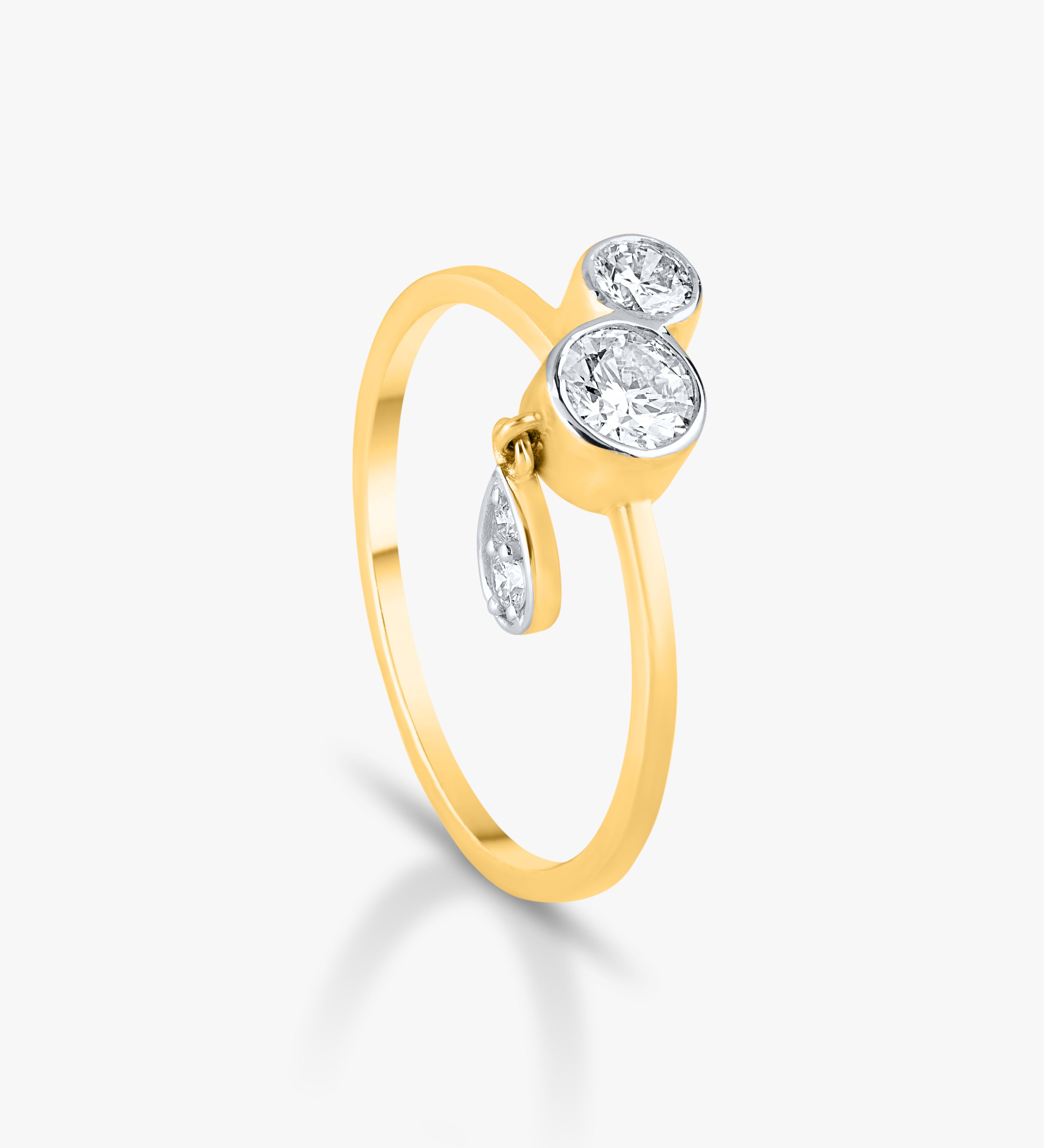 Clover Diamond Stacking Ring